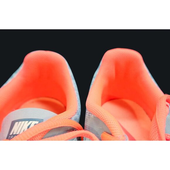 Nike Dual Fusion Womens Training Shoes Sz 9 Gray Coral Orange Athletic Sneakers - Picture 12 of 14